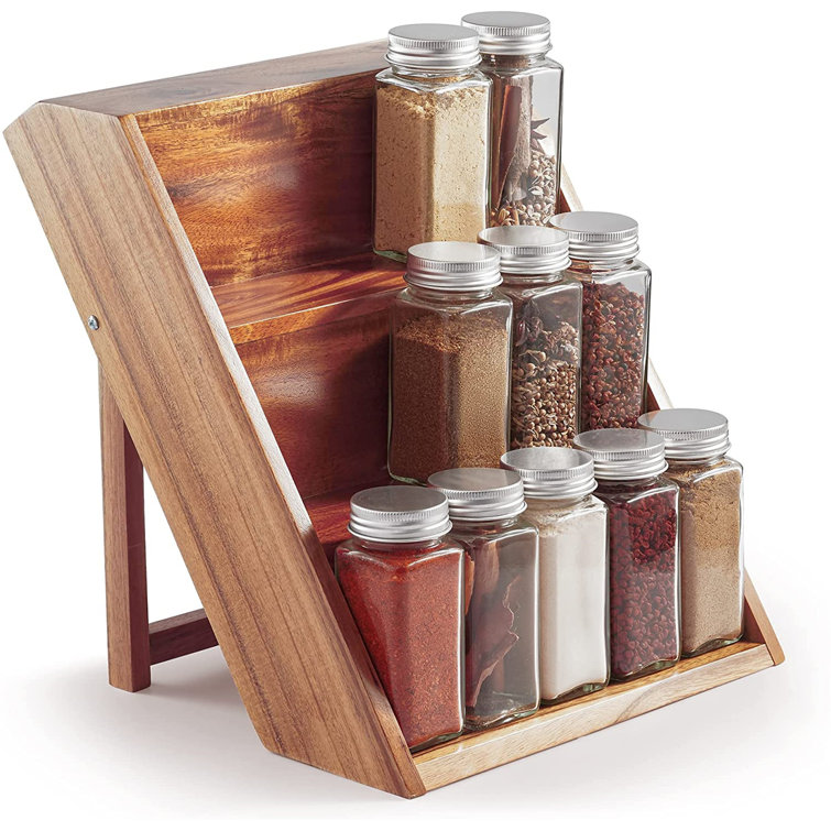 Loon Peak® Wood Spice Rack Organizer Seasoning Organizer For